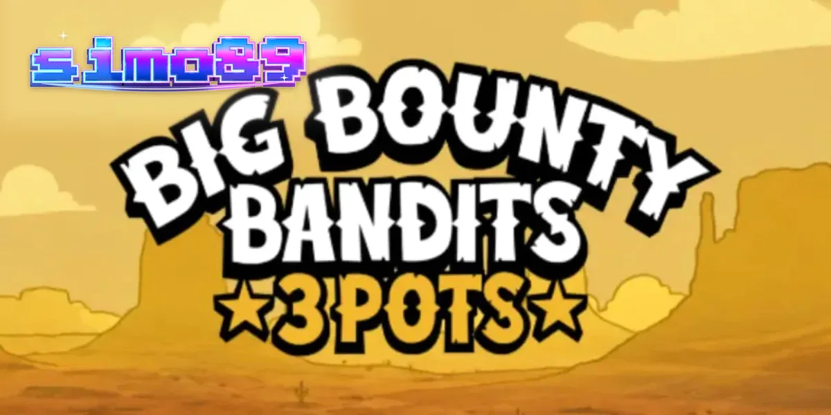 Tampilan visual slot Big Bounty Bandits: 3 Pots dengan gaya animasi rubber-hose